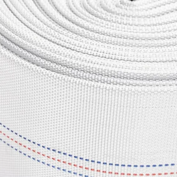 Flad PVC brandslange 30 m 1" - Højtryksvandslange | Farve: Gul | Størrelse: 30 m
