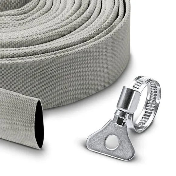 Flad tekstilslangesæt - KARCHER - 10 mx Ø 1''1/4 (32 mm) - Praktisk - Høj flowhastighed