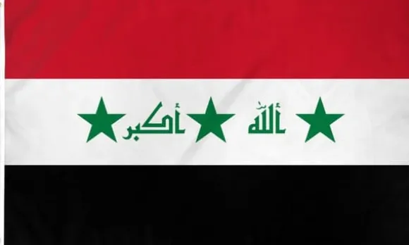 Flag - Irak (Gamle med stjerner)