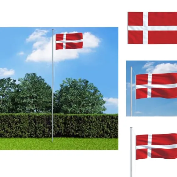 Flag & vimpler - Living det danske flag 90x150 cm