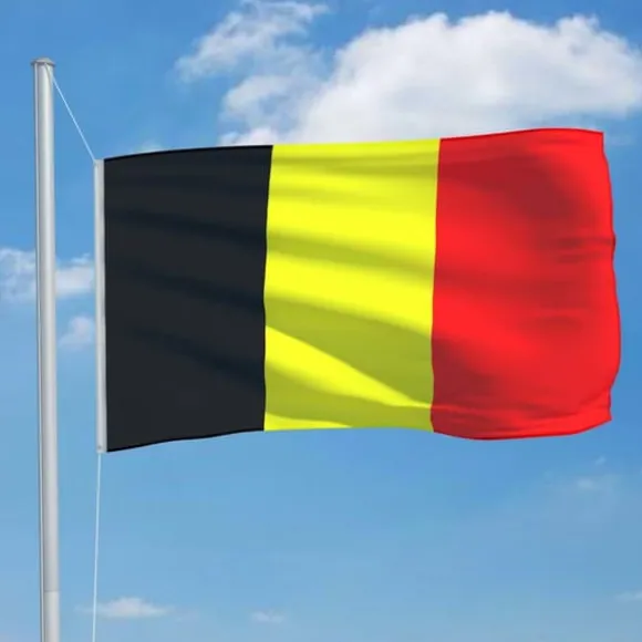 Flag & vimpler - Living det belgiske flag 90x150 cm