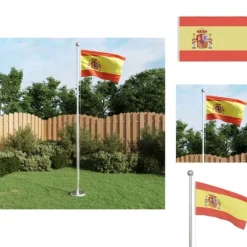 Flag & vimpler - Living det spanske flag 90x150 cm