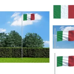 Flag & vimpler - Living italiensk flag 90x150 cm