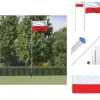 Flag & vimpler - Living Polen flag og flagstang 6,23 m aluminium