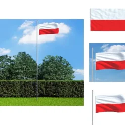 Flag & vimpler - Living polsk flag 90x150 cm