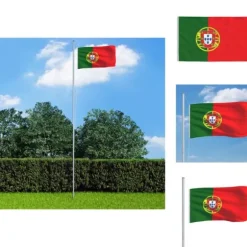 Flag & vimpler - Living Portugals flag 90x150 cm