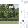 Flag & vimpler - Living sektionsinddelt flagstang 6,23 m aluminium sølvfarvet