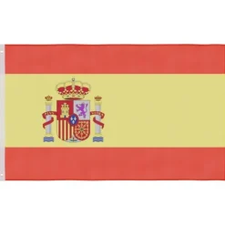 Flag & vimpler - Living Spanien flag og flagstang 6,23 m aluminium