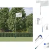 Flag & vimpler - Living teleskopflagstang 5,5 m aluminium sølvfarvet