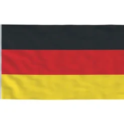 Flag & vimpler - Living Tyskland flag og flagstang 5,55 m aluminium