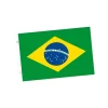 Flag Brasilien 90 x 150 cm. Size-Standard