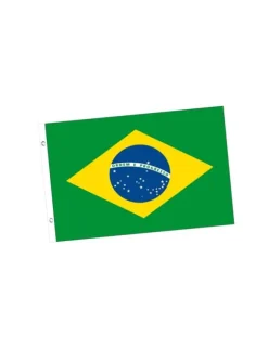 Flag Brasilien 90 x 150 cm. Size-Standard
