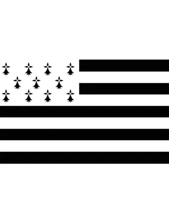 Flag Bretagne 150 x 90 cm. Size-Standard