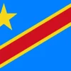 Flag fra Congo -Kinshasas