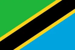 Flag fra Tanzania
