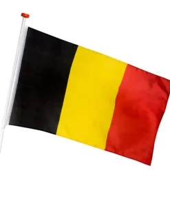 Flag supporter Belgien 90 x 150 cm. Size-Standard