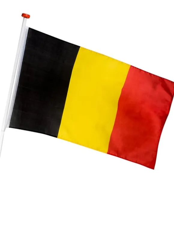 Flag supporter Belgien 90 x 150 cm. Size-Standard