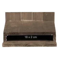 Flagermusehus, 37x22x12,5 cm, Brun