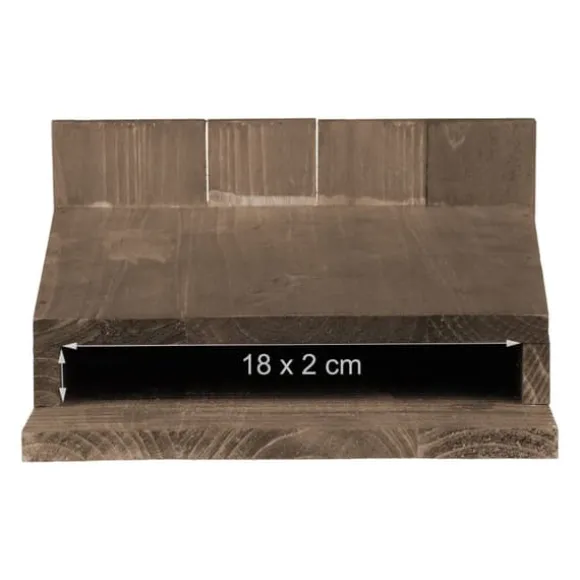 Flagermusehus, 37x22x12,5 cm, Brun