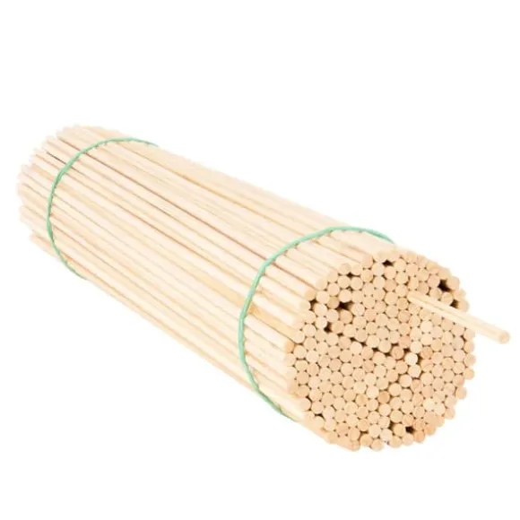 Flagpinde af træ til vimpler, 50 cm/5 mm, 100 stk