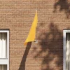 Flagstangholder i rustfrit stål - Moderne design til haven | Størrelse: 10,5x7,5 cm | Farve: Sølv
