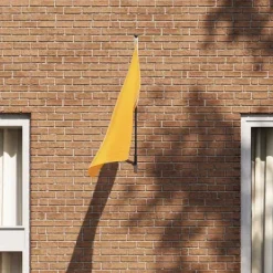 Flagstangholder i rustfrit stål - Moderne design | Farve: Sort | Størrelse: 15x3 cm