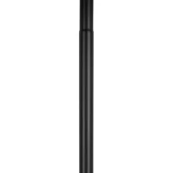 Flagstangssæt, 609 cm, Sort, Aluminiumlegering