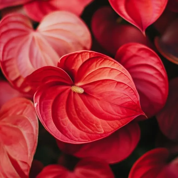 Flamingoblomst - Anthurium 'Madural Red' - Højde 40-45cm - ø14cm