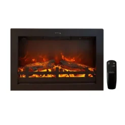 Flandria el-indbygningsovn - 1500 Watt varme - fjernbetjening