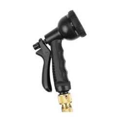 Fleksibel haveslange - 10-30 meter - med sprøjtepistol - sort