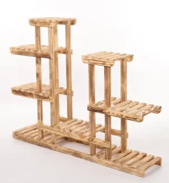 Flerniveau træblomsterkrukke RKB /95x116x25/ Naturlig brændt