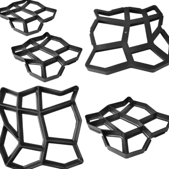 Fliseforme til Haven 42 x 42 x 4 cm Sæt af 2 - - Home & Living