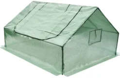 Flora havedrivhus - folietelt, kold ramme med insektnet, store ventilationsvinduer
