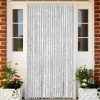 Flueforhæng i chenille - Dørgardin | Størrelse: 90x220 cm | Farve: Grå