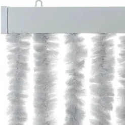 Flueforhæng i chenille - Dørgardin | Størrelse: 90x220 cm | Farve: Grå