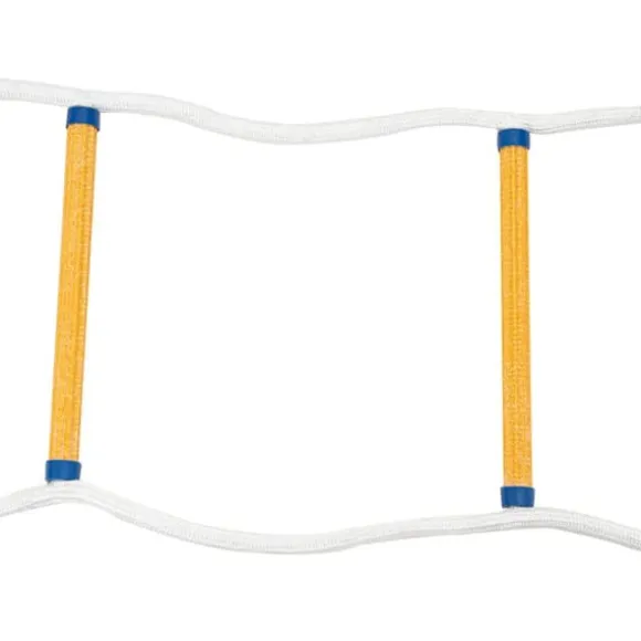 Flugtstige - Redningsstige - 10 m - 200 kg Bæreevne - Skridsikker - Til Balkon & Hjem - Udendørs Brug