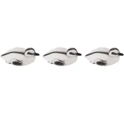 Flydende gule Ællingedamme Ornament Sæt til Have og Pool - 3 Realistiske plastænder - Perfekt til Vanddekoration - C Style - 12x6,5 cm