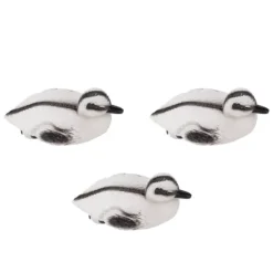 Flydende gule Ællingedamme Ornament Sæt til Have og Pool - 3 Realistiske plastænder - Perfekt til Vanddekoration - C Style - 12x6,5 cm