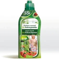 Flytande organiskt gödselmedel för frukt och grönsaker - BSI - Stimulerar tillväxt och främjar tillväxt - Med spårämnen 1L - UAB