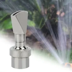 FNPT 6'' DN20 Havefontæne i rustfrit stål med vanddyse til dam, vifteformet sprinkler
