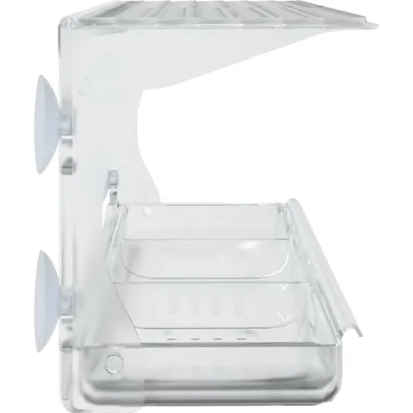 Foderautomater til vindue 2 stk. 30x12x15 cm akryl - Fuglehus - Fuglehuse - Home & Living