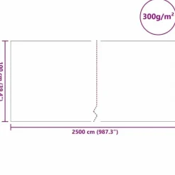 Foldbar damfleece til haven - Hold dit damområde rent | Størrelse: 1 x 25 m | Farve: Grå