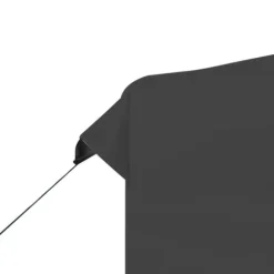 Foldbart festtelt i aluminium - Professionelt design | Farve: Antracitgrå | Størrelse: 2x2 m