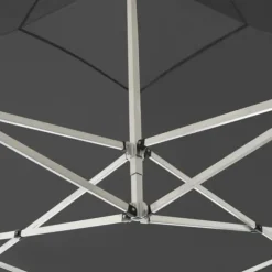 Foldbart festtelt i aluminium - Professionelt design | Farve: Antracitgrå | Størrelse: 2x2 m