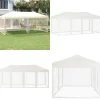 Foldbart festtelt med sidevægge 3x6 m cremefarvet - Festtelt - Festtelte - Home & Living