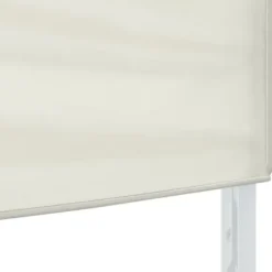 Foldbart festtelt 2x2 m - UV-resistent og vandafvisende | Farve: Creme