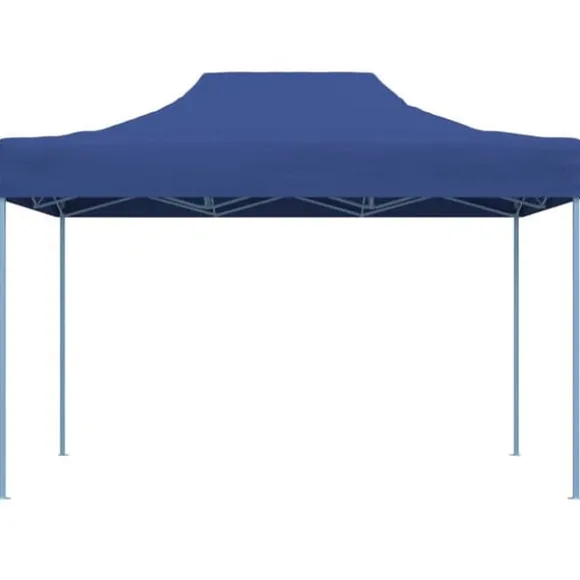 Foldbart festtelt 3x4 m - UV-bestandigt & vandafvisende | Farve: Blå | Størrelse: 3x4 m