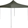 Foldbart festtelt 2x2 m - UV-bestanding & vandafvisende | Farve: Antracitgrå