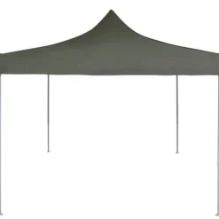 Foldbart festtelt 2x2 m - UV-bestanding & vandafvisende | Farve: Antracitgrå