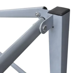 Foldbart festtelt 2x2 m - UV-bestanding & vandafvisende | Farve: Antracitgrå